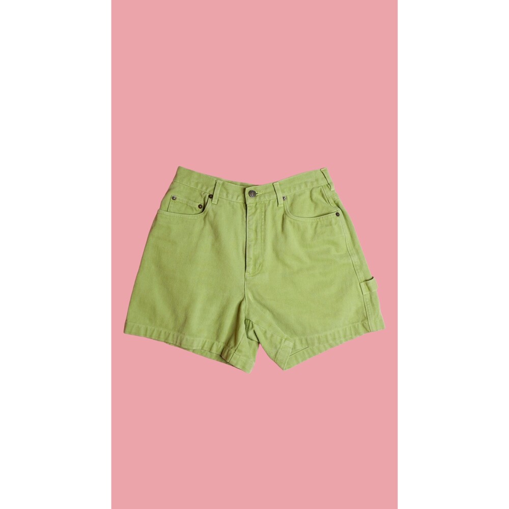 Y2K. 2000s NEWPORT NEWS JEANOLOGY. Olive Green Carpenter Denim Jeans Shorts. Med